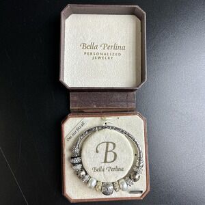 Silver Bella Perlina Cuff Charm Love Live Bracelet